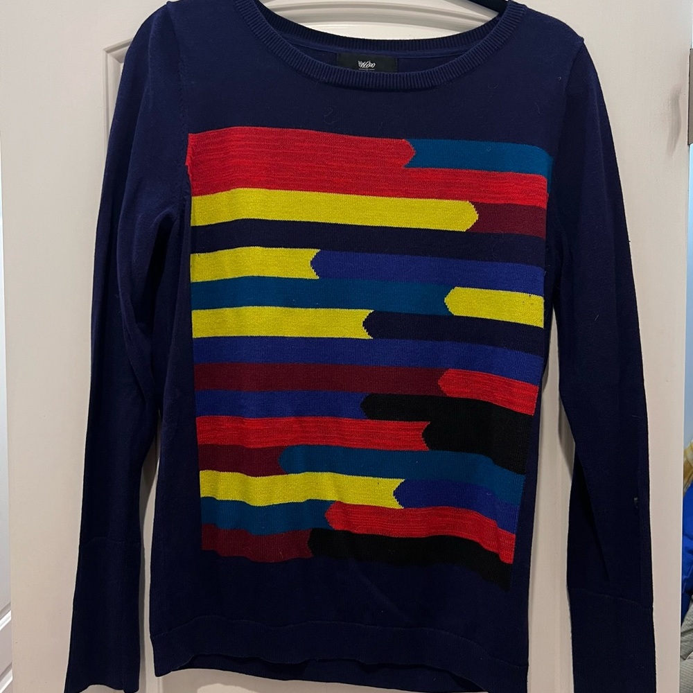 Mossimo Supply Co. Multicolor Striped Sweater